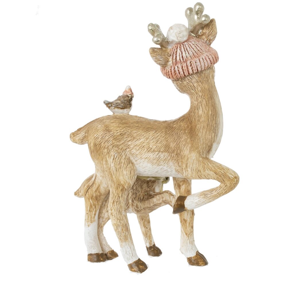 Фигурка декоративная "Оленята", L5,5 W3 H8,5 см. Фото N2 оптом Купить Фигурка декоративная "Оленята", L5,5 W3 H8,5 см. Фото N2 оптом