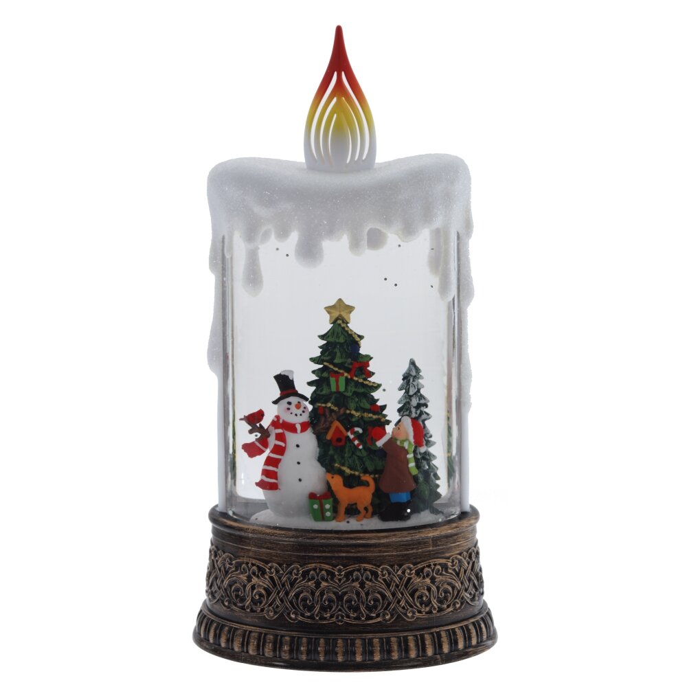 Изделие декоративное "Свеча" (подсвет, муз, вьюга, 3хААА н/п +USB), L12,5 W8 H25 см. Фото N2 оптом Купить Изделие декоративное "Свеча" (подсвет, муз, вьюга, 3хААА н/п +USB), L12,5 W8 H25 см. Фото N2 оптом