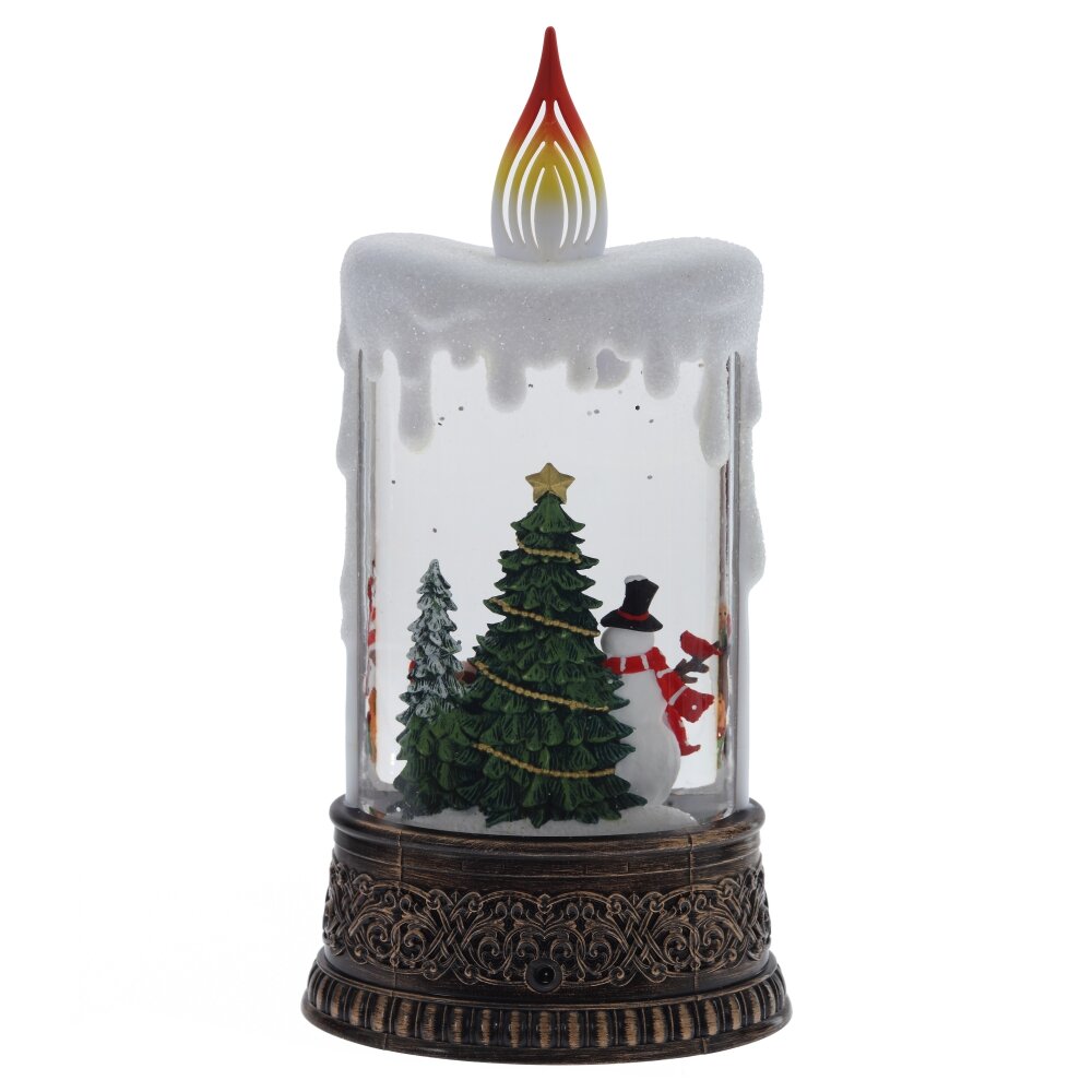 Изделие декоративное "Свеча" (подсвет, муз, вьюга, 3хААА н/п +USB), L12,5 W8 H25 см. Фото N4 оптом Купить Изделие декоративное "Свеча" (подсвет, муз, вьюга, 3хААА н/п +USB), L12,5 W8 H25 см. Фото N4 оптом