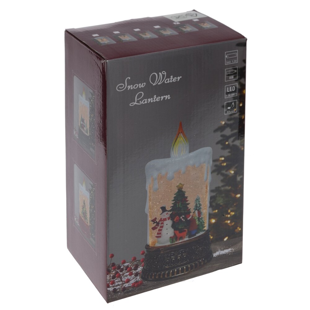 Изделие декоративное "Свеча" (подсвет, муз, вьюга, 3хААА н/п +USB), L12,5 W8 H25 см. Фото N6 оптом Купить Изделие декоративное "Свеча" (подсвет, муз, вьюга, 3хААА н/п +USB), L12,5 W8 H25 см. Фото N6 оптом