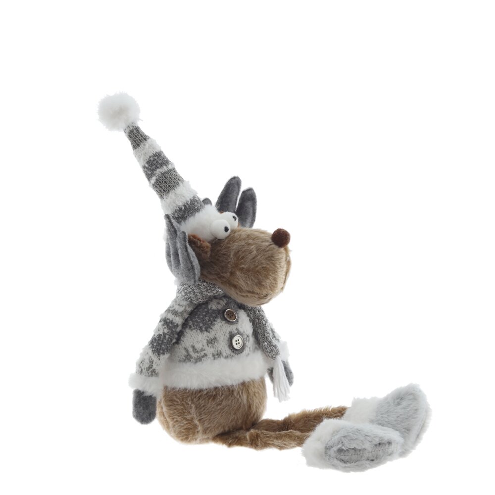 Игрушка набивная "Олень", L17 W15 H59/26 см оптом Купить Игрушка набивная "Олень", L17 W15 H59/26 см оптом