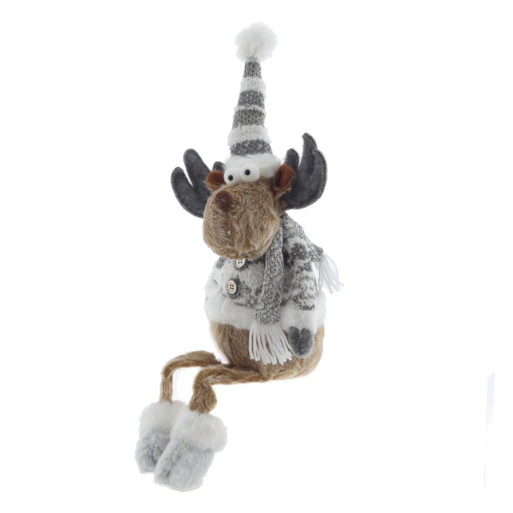 Игрушка набивная "Олень", L17 W15 H59/26 см. Фото N2 оптом Купить Игрушка набивная "Олень", L17 W15 H59/26 см. Фото N2 оптом