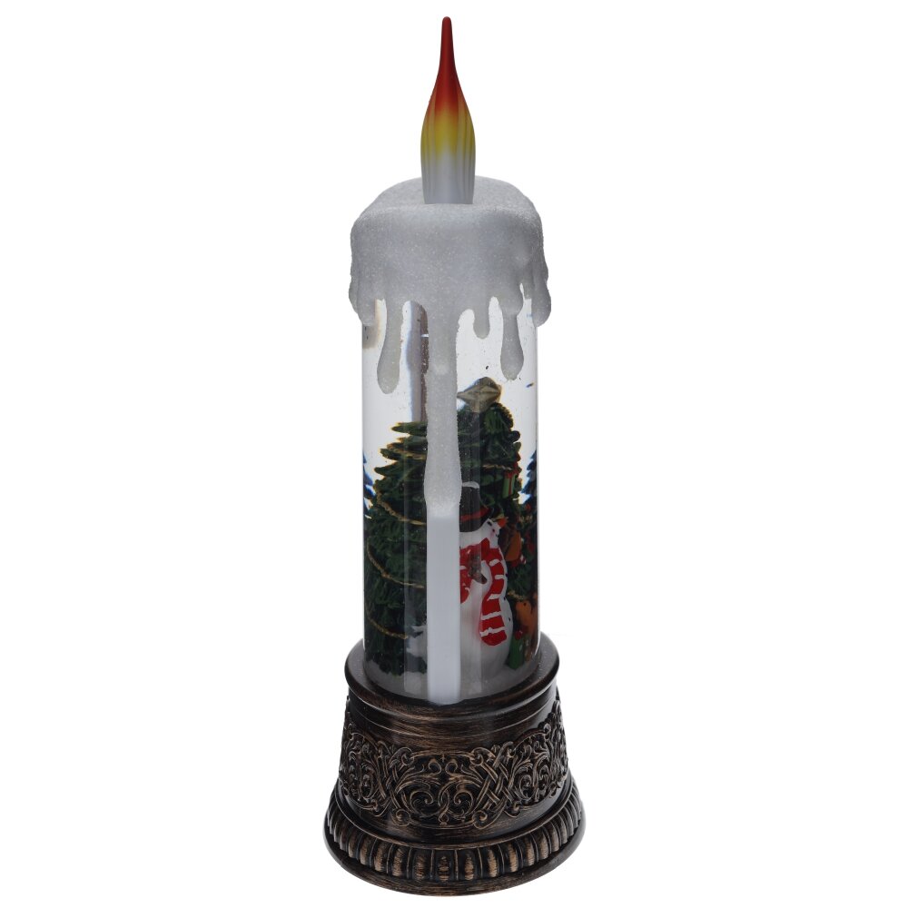 Изделие декоративное "Свеча" (подсвет, муз, вьюга, 3хААА н/п +USB), L12,5 W8 H25 см. Фото N3 оптом Купить Изделие декоративное "Свеча" (подсвет, муз, вьюга, 3хААА н/п +USB), L12,5 W8 H25 см. Фото N3 оптом