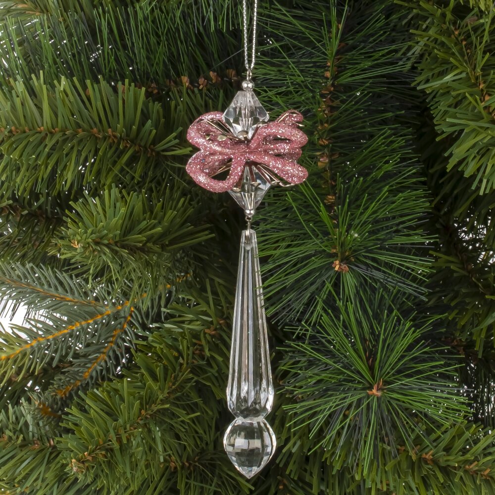 Украшение новогоднее "Подвеска", L4,5 W4,5 H16 см оптом Купить Украшение новогоднее "Подвеска", L4,5 W4,5 H16 см оптом