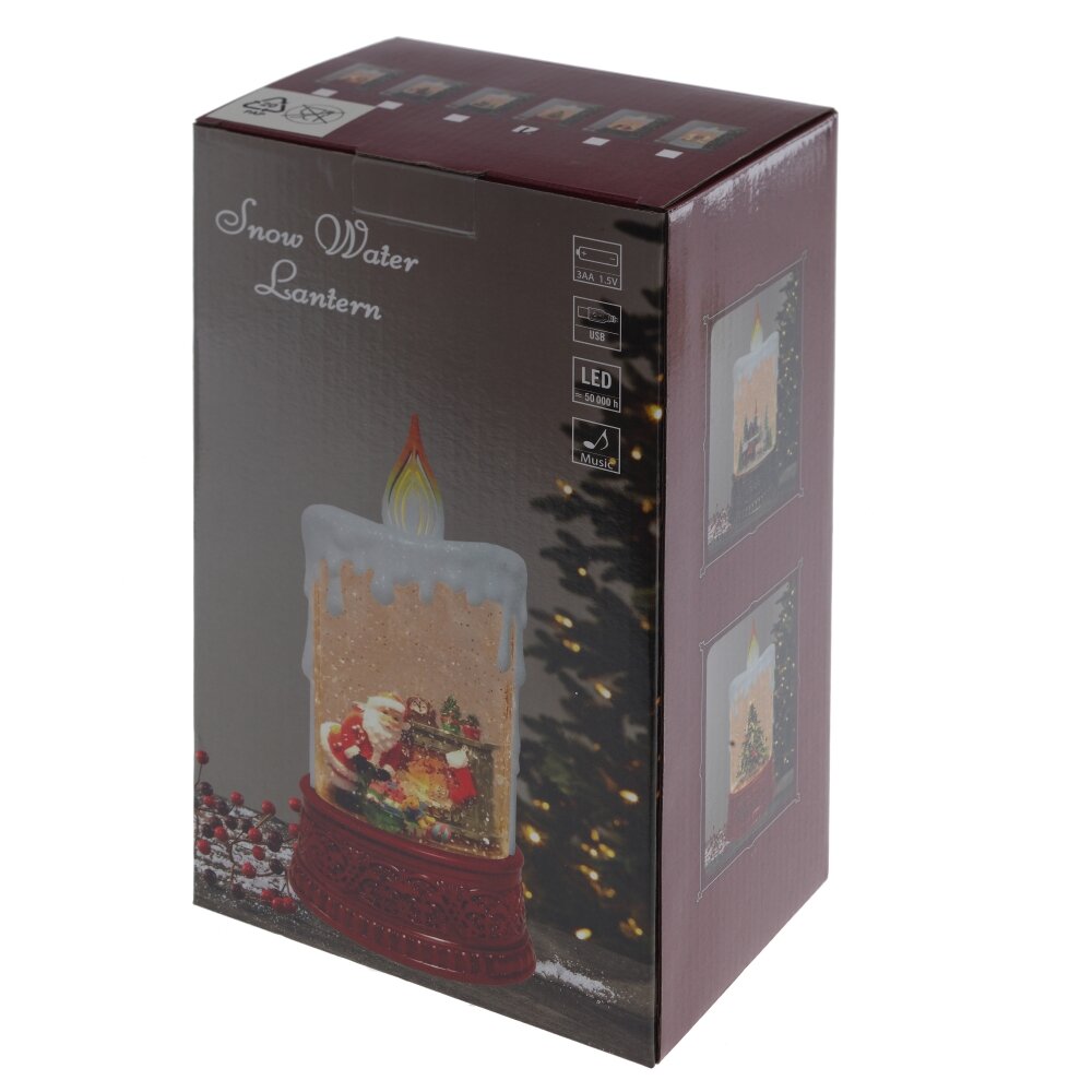 Изделие декоративное "Свеча" (подсвет, муз, вьюга, 3хААА н/п +USB), L12,5 W8 H24,5 см. Фото N6 оптом Купить Изделие декоративное "Свеча" (подсвет, муз, вьюга, 3хААА н/п +USB), L12,5 W8 H24,5 см. Фото N6 оптом