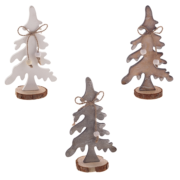 Фигурка декоративная "Елка", L9 W4,5 H16 см, 3в. оптом Купить Фигурка декоративная "Елка", L9 W4,5 H16 см, 3в. оптом