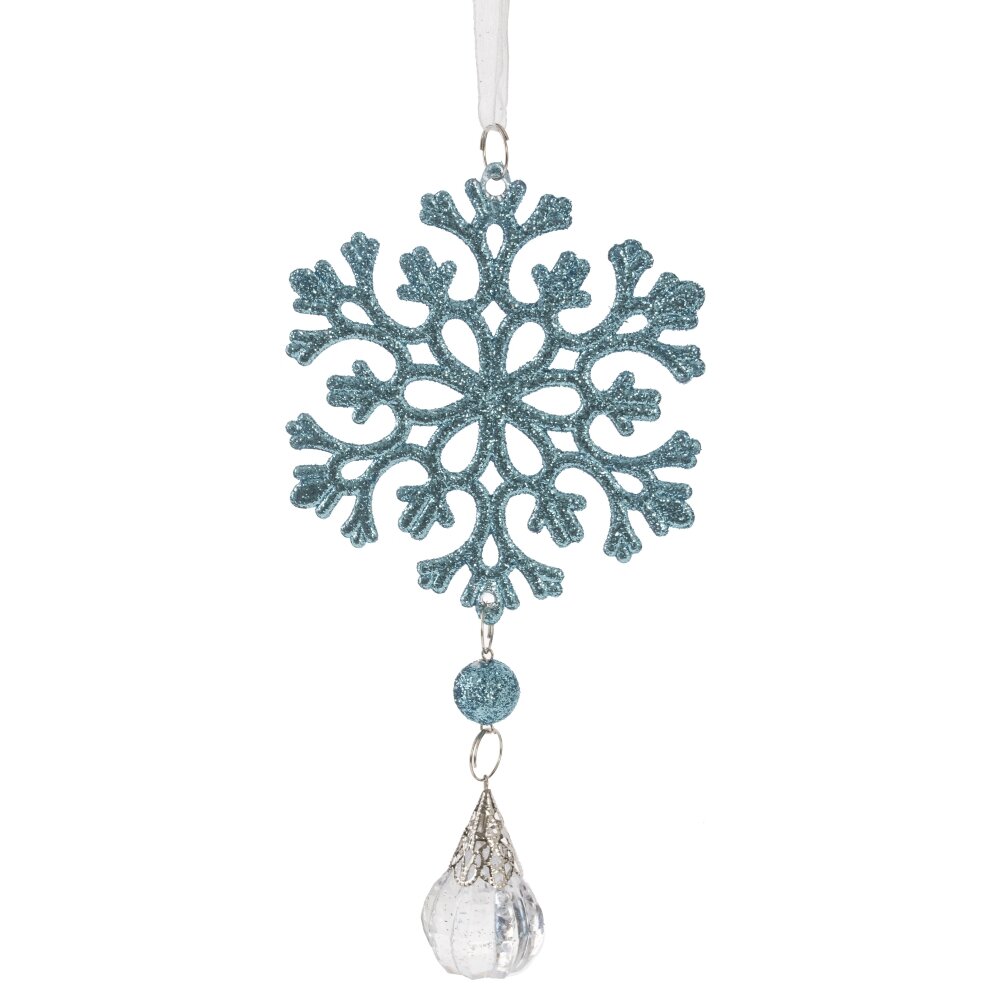 Украшение новогоднее "Снежинка", L6,5 W2 H15 см. Фото N2 оптом Купить Украшение новогоднее "Снежинка", L6,5 W2 H15 см. Фото N2 оптом