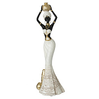 Фигурка декоративная "Африканка", L13,5 W8,5 H40 см оптом