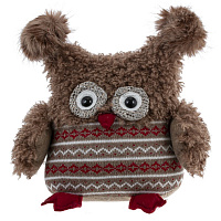 Игрушка набивная "Сова", L22 W12 H22 см оптом