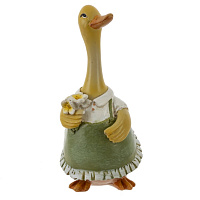 Фигурка декоративная "Гусыня", L4,5 W6,5 H10,5 см оптом