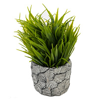 Цветочная композиция "Трава с папоротником", L12 W12 H17 см оптом