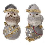 Фигурка декоративная "Птичка", L8 W9 H15,5 см, 2в. оптом