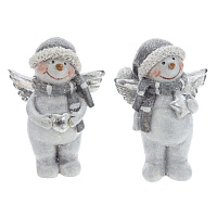 Фигурка декоративная "Снеговик", 2в., L4,5 W3,5 H6,5 оптом