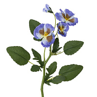 Цветок искусственный "Фиалка", L12 W8 H38 см оптом