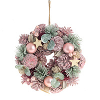 Изделие декоративное "Венок", L25 W8 H25 см оптом