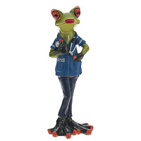 Фигурка декоративная "Лягушка", L5 W6 H16,5 см оптом