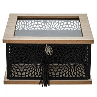 Шкатулка для чайных пакетиков, L18 W18 H10 см оптом