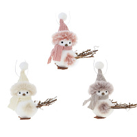 Изделие декоративное подвесное "Птичка", L11 W6 H13 см, 3в. оптом