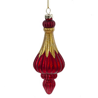 Украшение новогоднее "Фигурная сосулька", L7 W7 H10 см оптом