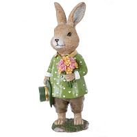 Фигурка декоративная "Заяц", L11 W10 H25,5 см оптом