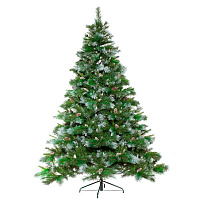 Елка искусственная "Сибирская особая со снегом", H228 см, 1081 веток оптом