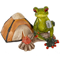 Фигурка декоративная "Лягушка", L12,5 W13 H9 см оптом