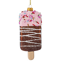 Украшение новогоднее "Эскимо", L6 W3 H14 см оптом