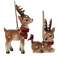 Изделие декоративное подвесное "Олень", L6 W3,5 H10,5 см, 2в. оптом