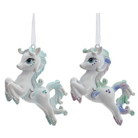 Фигурка декоративная подвесная "Лошадка", L8 W2 H6,5 см, 2в. оптом