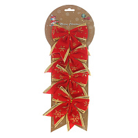 Набор из 4шт Изделие декоративное "Бант", L13,5 W1,5 H35,5 см оптом