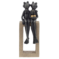 Фигурка декоративная "Лягушки", L10 W10,5 H27 см оптом