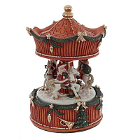 Фигурка декоративная "Карусель" (муз, движ), L11 W11 H16,5 см оптом