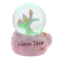 Фигурка декоративная "Лошадка" в стекл шаре (подсвет, 3xLR41), D4.5 см, L5,5 W5 H7 см оптом