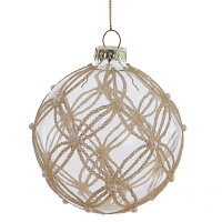 Украшение новогоднее "Шар", D 7 см, L7 W7 H9 см оптом