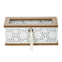 Шкатулка для чайных пакетиков, L22 W8,5 H9 см оптом