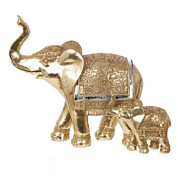 Фигурка декоративная "Слоны", L22 W9,5 H18,5 см оптом
