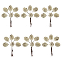 Набор из 6-ти изделий декоративных "Яйца пасхальные", L17 W3,5 H18/10 см оптом