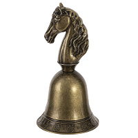 Колокольчик "Лошадь", L4,5 W4,5 H9 см оптом