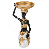 Фигурка декоративная "Африканка", L11 W11,5 H19,5 см оптом