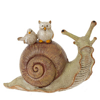 Фигурка декоративная "Улитка", L14,5 W7 H10,5 см оптом