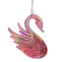 Украшение новогоднее "Лебедь", L8 W5 H9,5 см оптом
