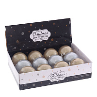 Набор из 12шт Украшение новогоднее "Шар", D 10 см, L43,5 W33 H10,5 см оптом