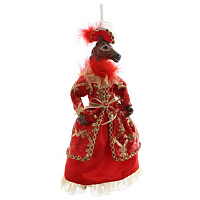 Игрушка набивная подвес "Лошадь", L15 W9 H37/22 см оптом