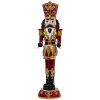 Фигурка декоративная с подсветкой "Щелкунчик" (2xAAA н/п), L22 W24 H90 см, оптом