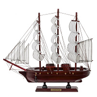 Изделие декоративное "Корабль", L32 W6 H32 см оптом