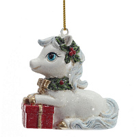 Фигурка декоративная подвесная "Лошадка", L6 W3 H6,5 см оптом