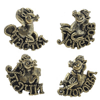 Магнит "Лошадка", L6,5 W2 H5,5 см, 4в. оптом