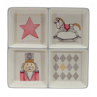 Менажница "Лошадка", L20 W20 H3 см оптом