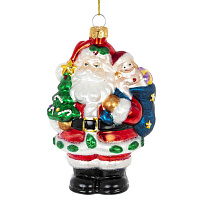 Украшение новогоднее "Дед Мороз", L8 W6,5 H14 см оптом