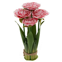 Цветочная композиция "Роза", L16 W16 H28 см оптом